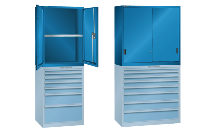 Top-mounted cabinet