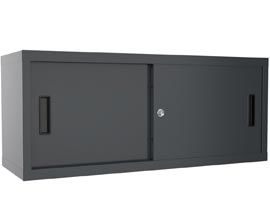 Overhead cabinet with sliding doors